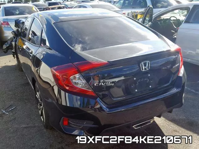 19XFC2F84KE210671 фото 4