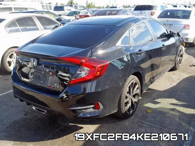 19XFC2F84KE210671 фото 5