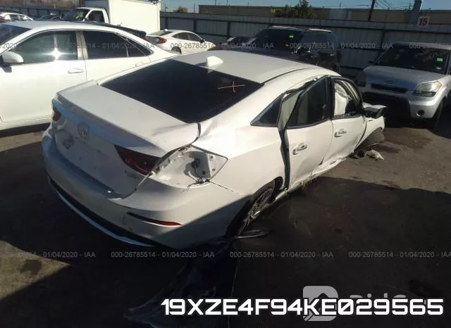 19XZE4F94KE029565 фото 5