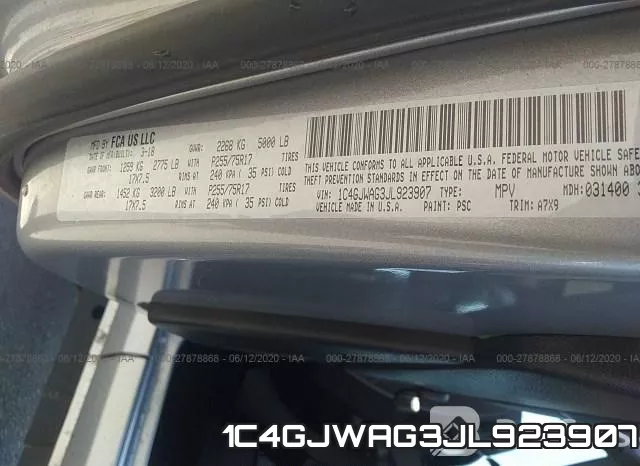 1C4GJWAG3JL923907 фото 10