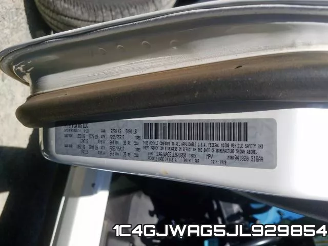 1C4GJWAG5JL929854 фото 2