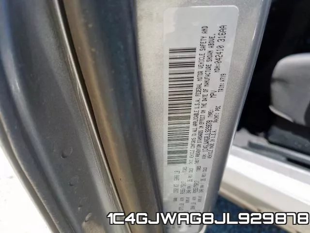 1C4GJWAG8JL929878 фото 2
