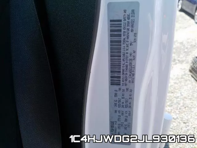 1C4HJWDG2JL930136 фото 2
