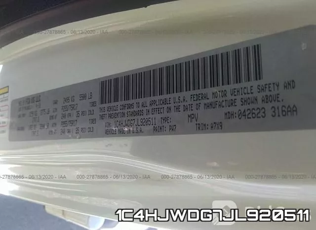 1C4HJWDG7JL920511 фото 10