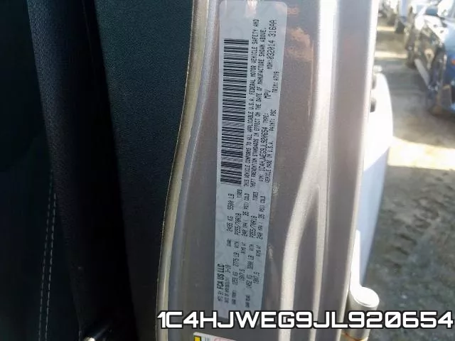 1C4HJWEG9JL920654 фото 2