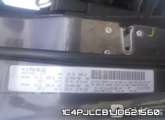 1C4PJLCB1JD621560 фото 10