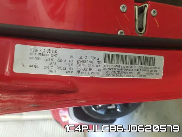 1C4PJLCB6JD620579 фото 2