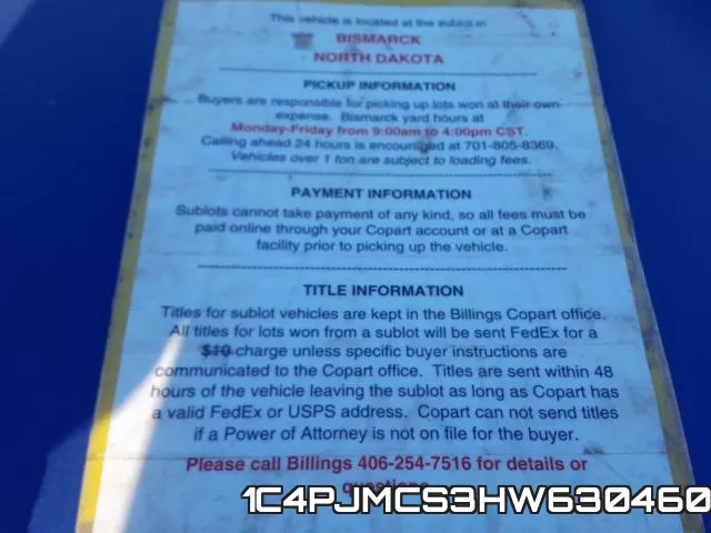 1C4PJMCS3HW630460 фото 10