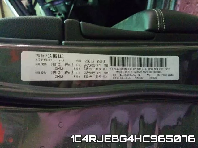1C4RJEBG4HC965076 фото 2