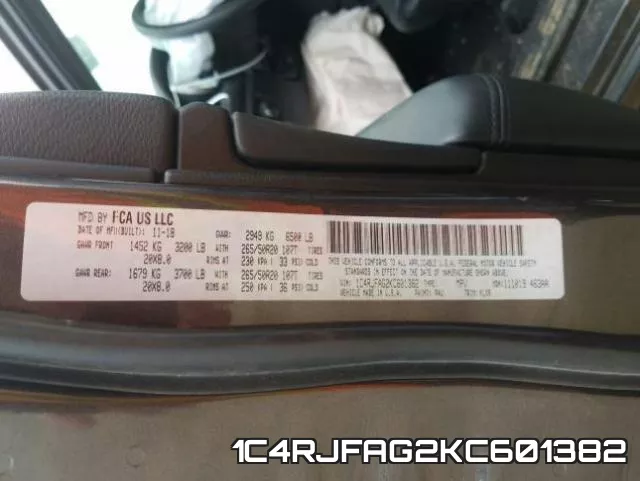 1C4RJFAG2KC601382 фото 2