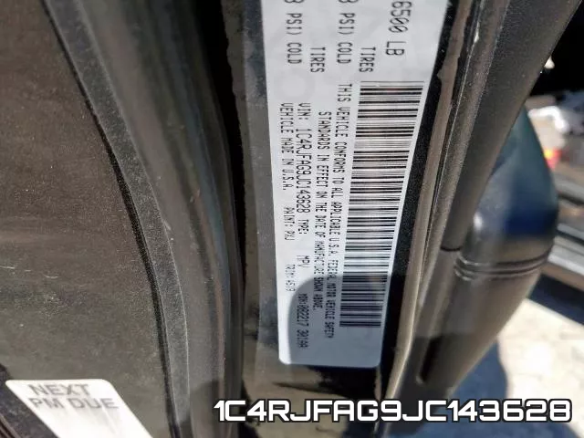 1C4RJFAG9JC143628 фото 2