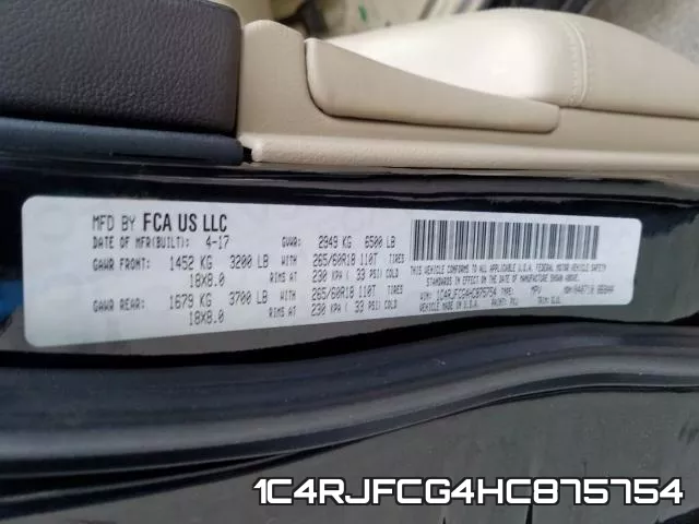 1C4RJFCG4HC875754 фото 2