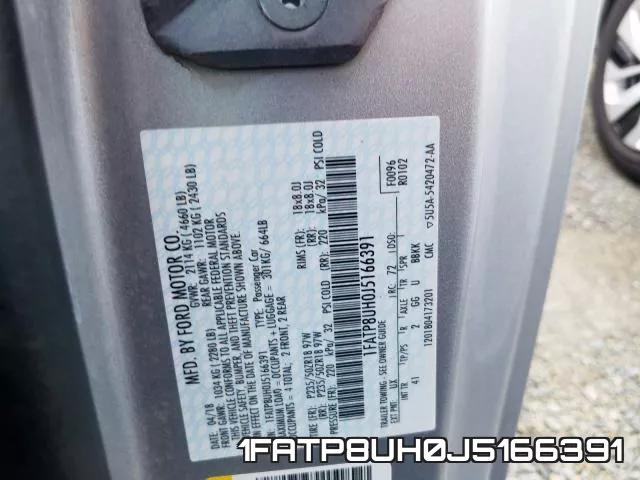 1FATP8UH0J5166391 фото 2