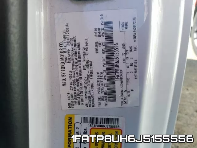 1FATP8UH6J5155556 фото 2