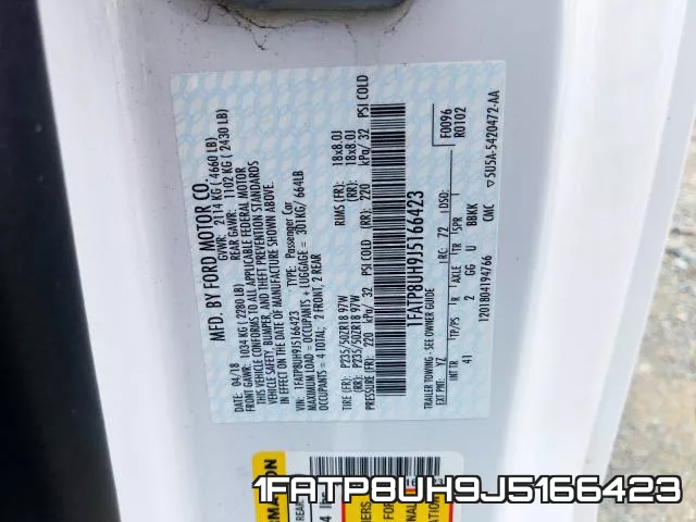 1FATP8UH9J5166423 фото 2