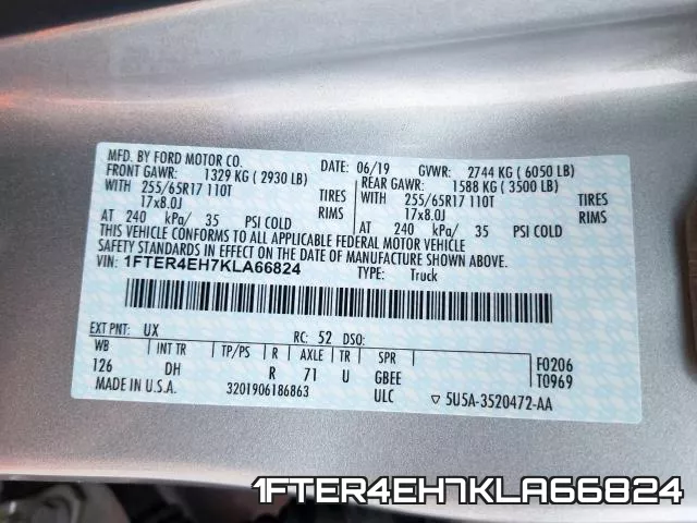 1FTER4EH7KLA66824 фото 2