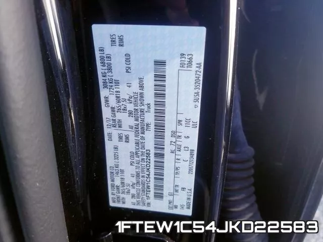 1FTEW1C54JKD22583 фото 2