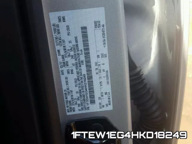 1FTEW1EG4HKD18249 фото 2