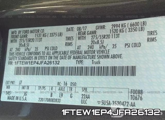 1FTEW1EP4JFA26132 фото 10