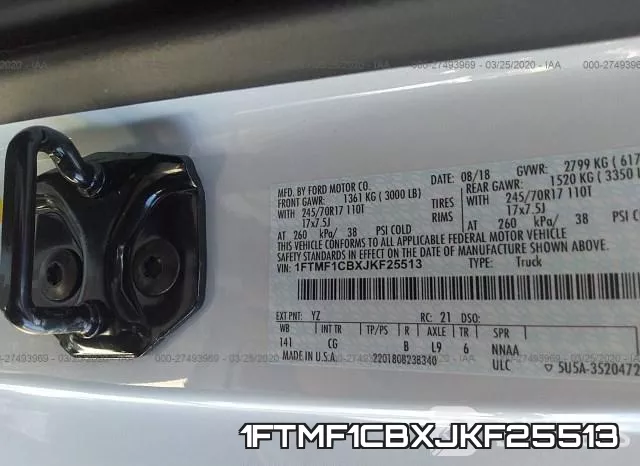 1FTMF1CBXJKF25513 фото 10