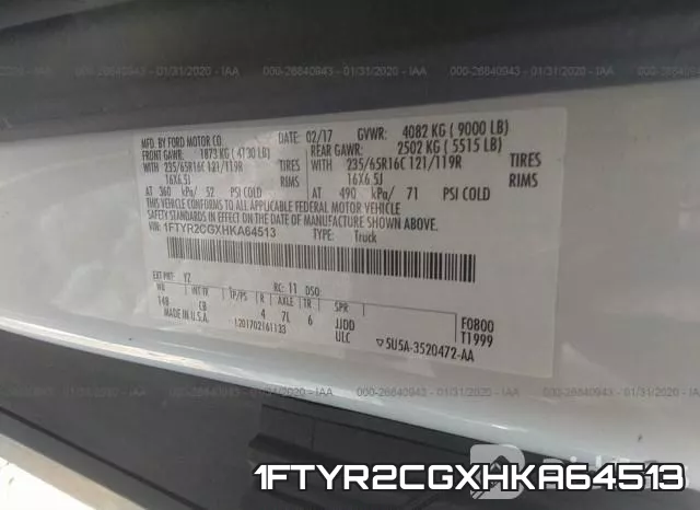 1FTYR2CGXHKA64513 фото 10