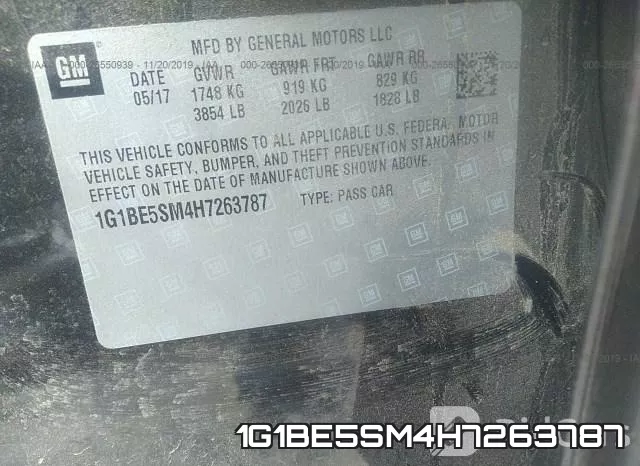 1G1BE5SM4H7263787 фото 10