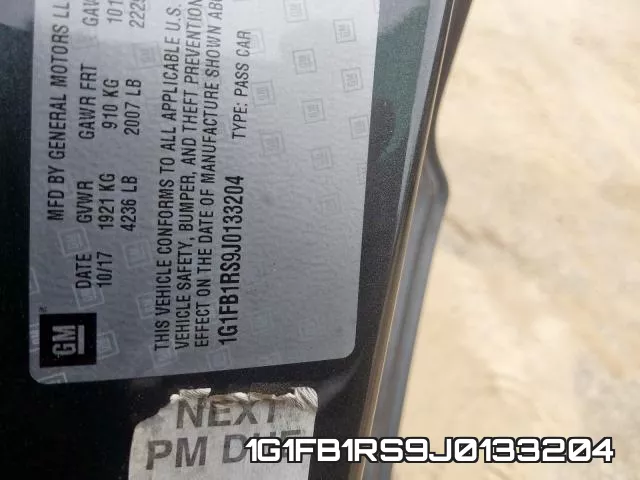 1G1FB1RS9J0133204 фото 2