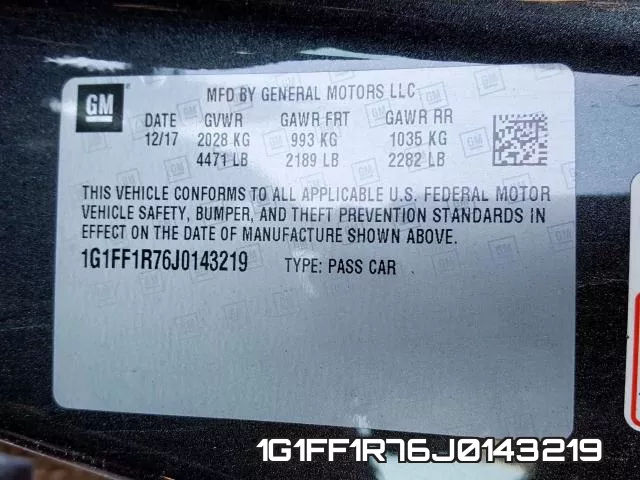 1G1FF1R76J0143219 фото 2