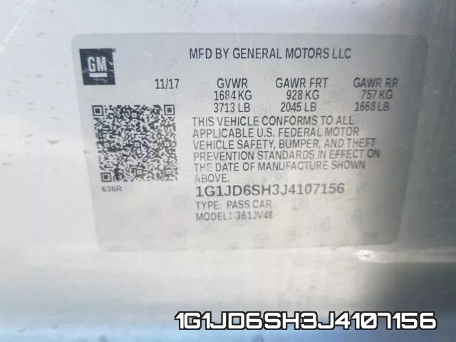 1G1JD6SH3J4107156 фото 2