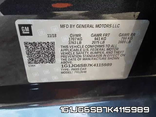1G1JG6SB7K4115989 фото 2