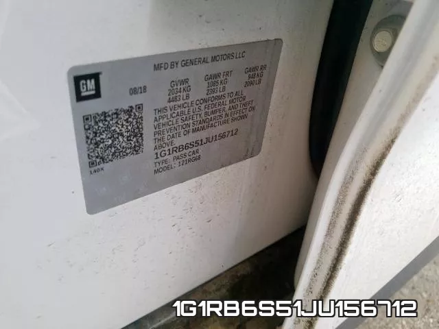 1G1RB6S51JU156712 фото 2