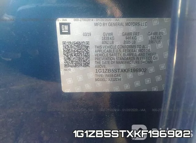1G1ZB5STXKF196902 фото 10
