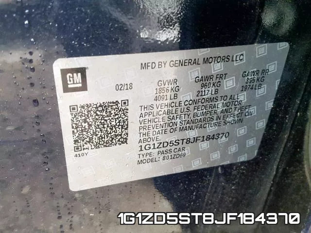 1G1ZD5ST8JF184370 фото 2
