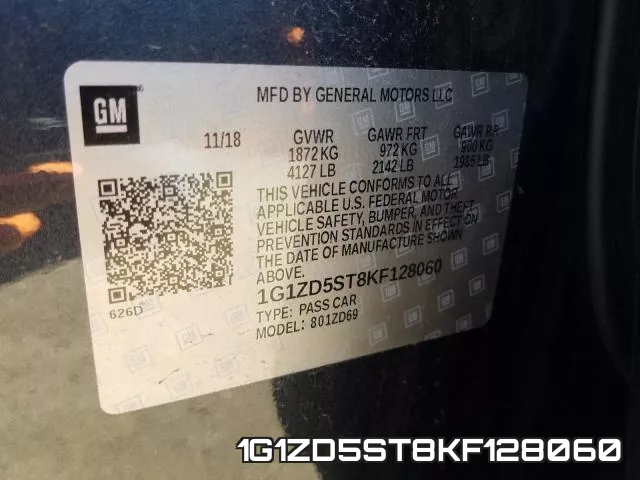 1G1ZD5ST8KF128060 фото 2
