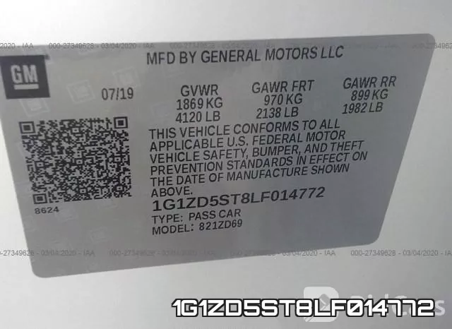 1G1ZD5ST8LF014772 фото 10