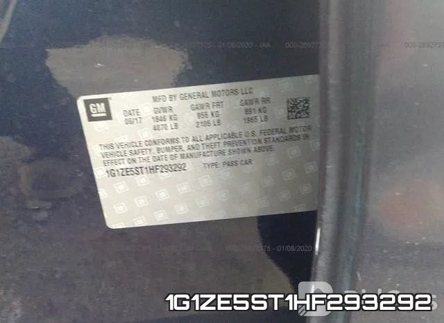 1G1ZE5ST1HF293292 фото 10