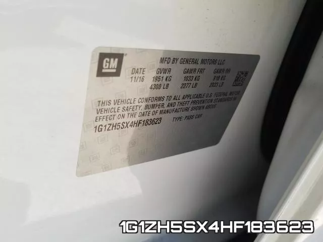 1G1ZH5SX4HF183623 фото 2