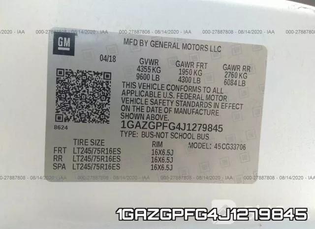 1GAZGPFG4J1279845 фото 10
