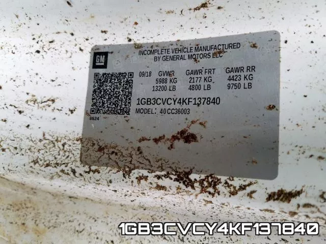 1GB3CVCY4KF137840 фото 2