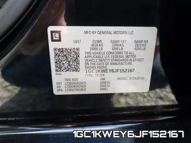 1GC1KWEY6JF152167 фото 2