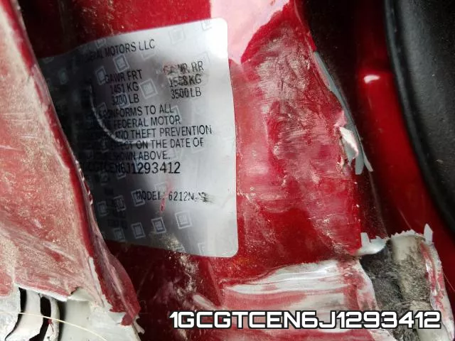 1GCGTCEN6J1293412 фото 2