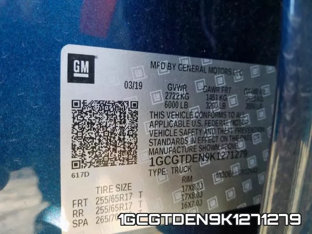 1GCGTDEN9K1271279 фото 2