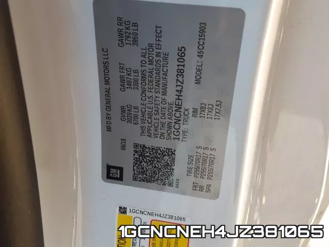 1GCNCNEH4JZ381065 фото 2
