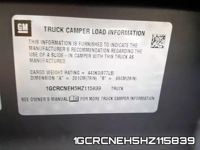 1GCRCNEH5HZ115839 фото 2