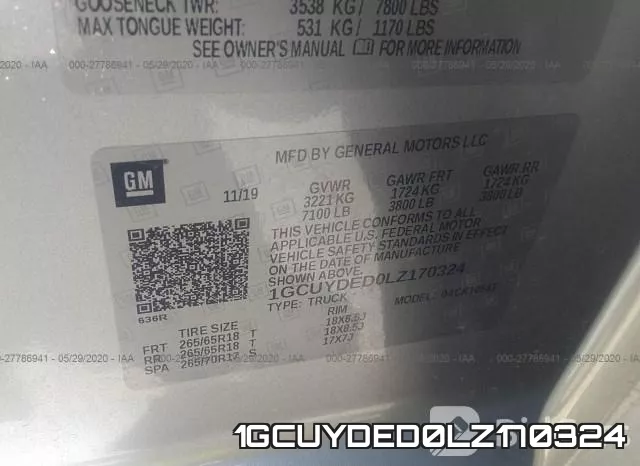 1GCUYDED0LZ170324 фото 10