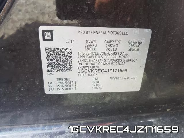 1GCVKREC4JZ171659 фото 2
