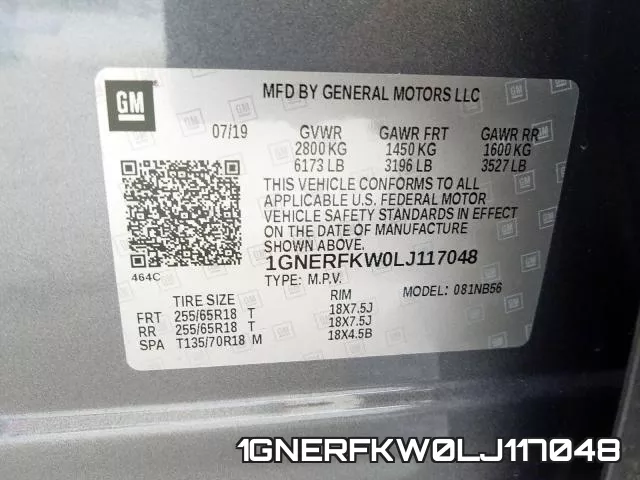 1GNERFKW0LJ117048 фото 2