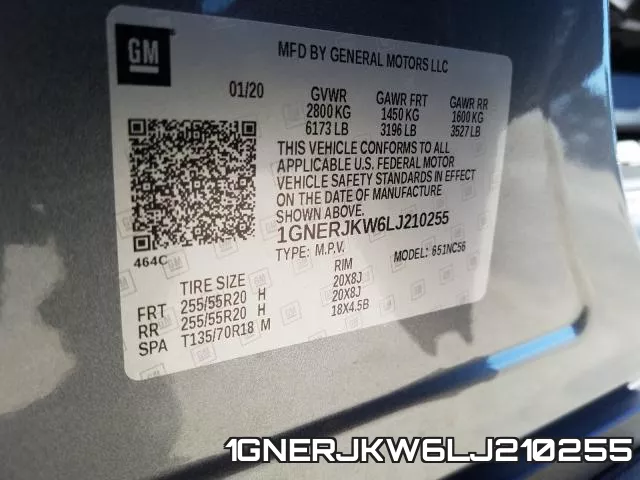 1GNERJKW6LJ210255 фото 2