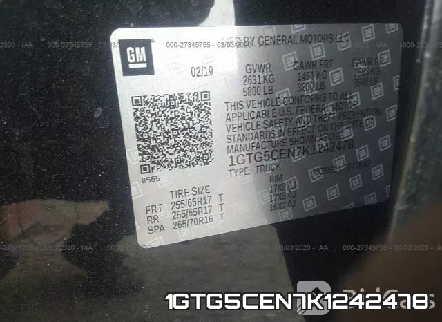 1GTG5CEN7K1242478 фото 10