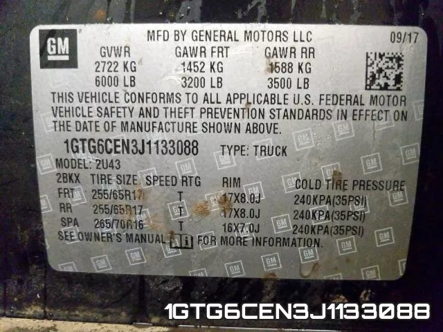 1GTG6CEN3J1133088 фото 2
